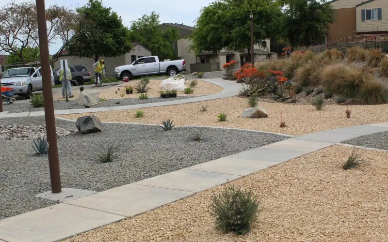 A man is standing in the driveway of his home.